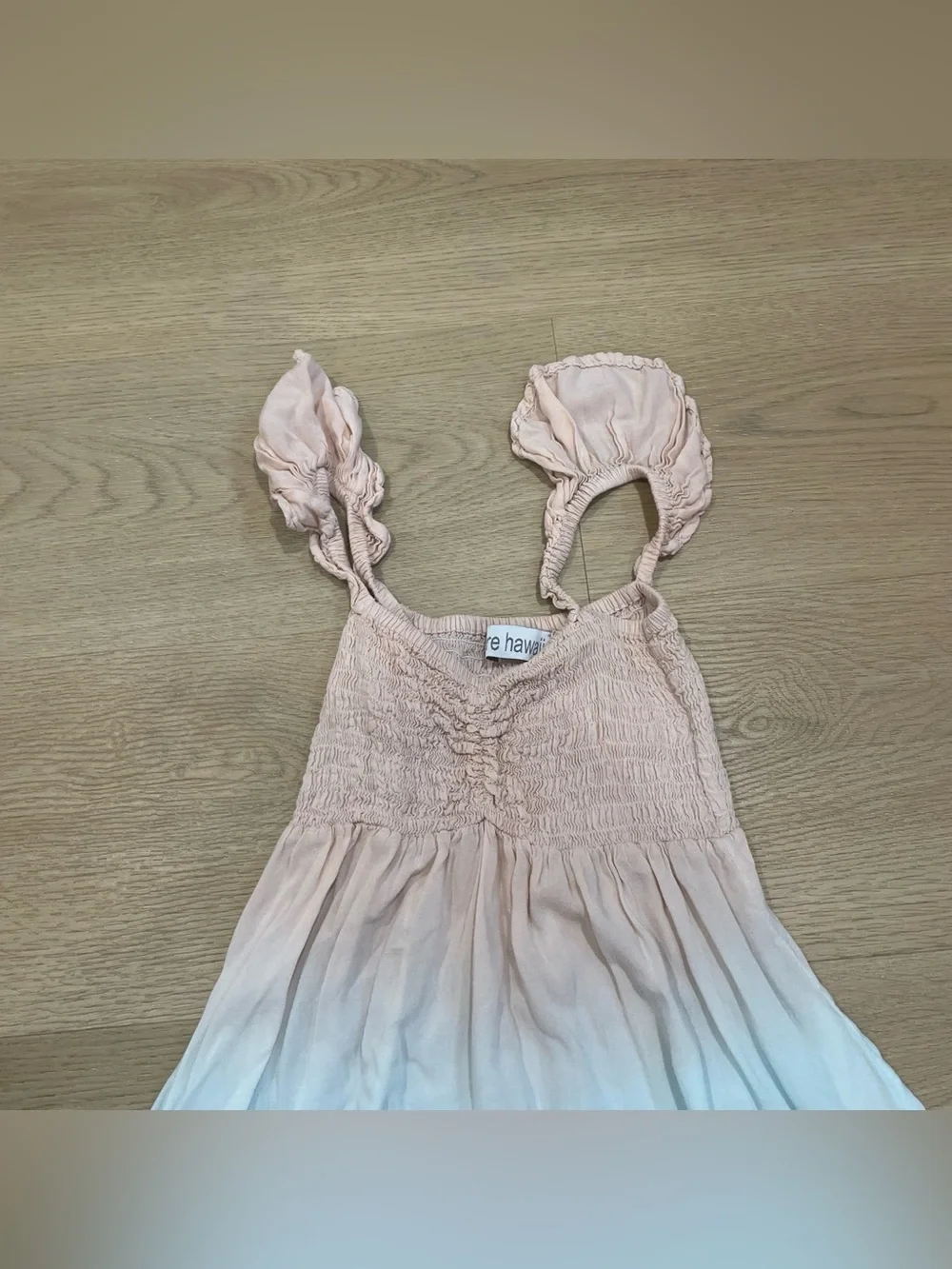Tiare Hawaii Girls Pink to Blue Ombre Sundress